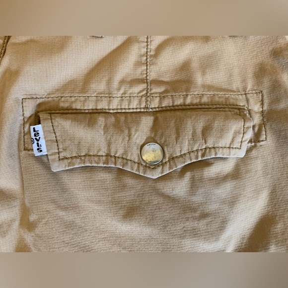 Levi’s Hiking Cargo Shorts-Size 31-Levi Strauss & Co Gorpcore Tan Pockets - Picture 7 of 12
